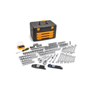 GearWrench 80940 219PC Mechanics Tool Set in 3 Drawer Storage Box
