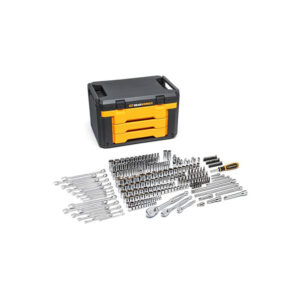 GearWrench 80966 243PC 6 Point Mechanics Tool Set in 3 Drawer Storage Box