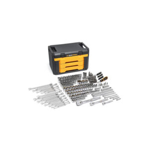 GearWrench 80972 243PC 12 Point Mechanics Tool Set in 3 Drawer Storage Box