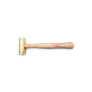 GearWrench 81-112G 2lb Brass Hammer w/ Hickory Handle