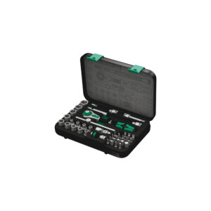 Wera 05003533001 42 Pc. 8100 SA 2 1/4'' Zyklop Metric Ratchet Set