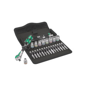 Wera 05004019001 28 Pc. 8100 SA 9 1/4'' Zyklop Imperial Speed Ratchet Set