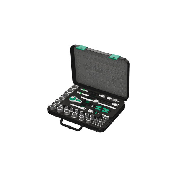 Wera 05003594001 43 Pc. 8100 SB 2 3/8'' Zyklop Metric Ratchet Set