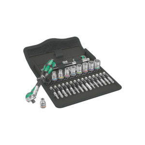 Wera 05004049001 29 Pc. 8100 SB 9 3/8'' Zyklop Imperial Speed Ratchet Set