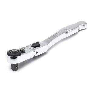 GearWrench 81025 1/4'' Drive 72-Tooth Quick Release Locking Flex Slim Head Ratchet 6''