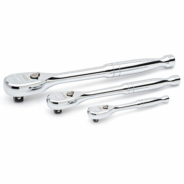 GearWrench 81206P 3 Pc. 1/4'', 3/8'' & 1/2'' Drive 120XP Teardrop Ratchet Set