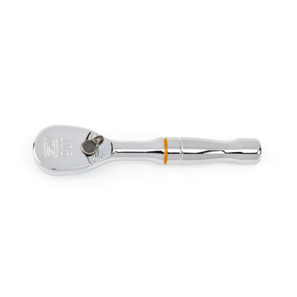 GearWrench 81228T 3/8'' Drive 90-Tooth Compact Head Stubby Teardrop Ratchet 4-1/2''