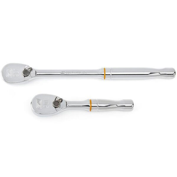 GearWrench 81253T 2 Pc. 3/8'' Drive 90-Tooth Compact Head Teardrop Ratchet Set