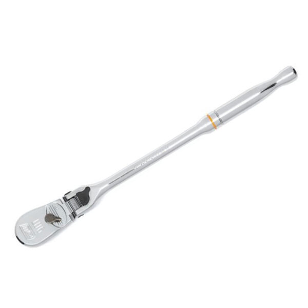 GearWrench 81266T 3/8'' Drive 90-Tooth Locking Flex Head Teardrop Ratchet 11''