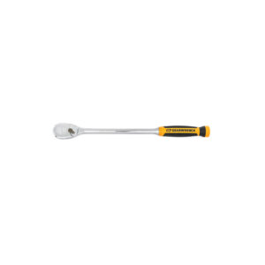GearWrench 81361T 1/2'' Drive 90-Tooth Long Handle Dual Material Teardrop Ratchet 16-1/2''