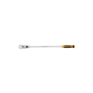 GearWrench 81372T 1/2'' Drive 90-Tooth Dual Material Locking Flex Head Teardrop Ratchet 24''