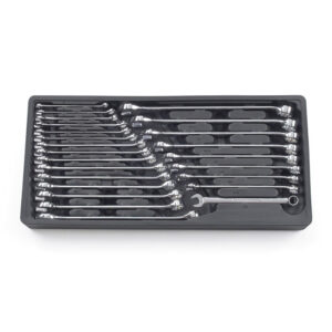 GearWrench 81900 24PC 12 Point Long Pattern Combination SAE/Metric Wrench Set