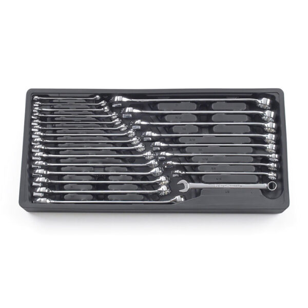 GearWrench 81900 24PC 12 Point Long Pattern Combination SAE/Metric Wrench Set