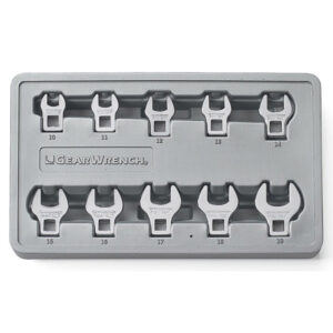 GearWrench 81909 10PC 3/8'' Drive Crowfoot Metric Wrench Set