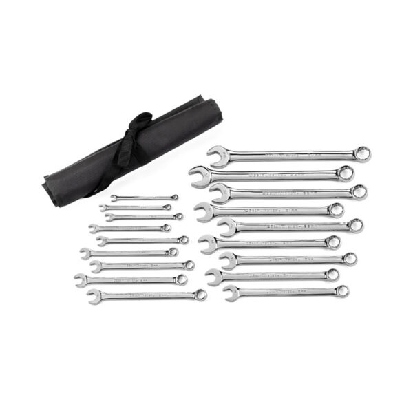 GearWrench 81920 18PC 12 Point Long Pattern Combination Metric Wrench Set