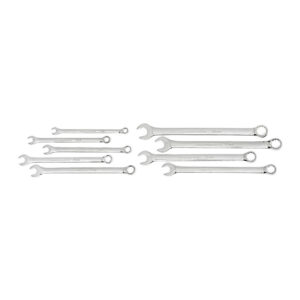 GearWrench 81932 9PC 12 Point Long Pattern Combination Metric Wrench Set with Tool Roll