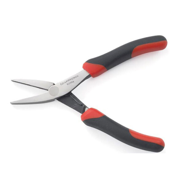 GearWrench 82004 5-1/4'' Mini Dual Material Flat Nose Pliers