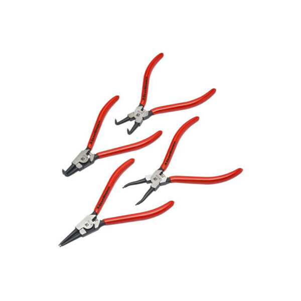 GearWrench 82150 4 Pc. 7'' Fixed Tip Internal & External Snap Ring Plier Set