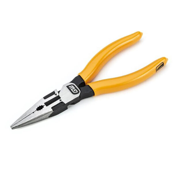 GearWrench 82176 6'' Pitbull Dipped Handle Long Nose Pliers
