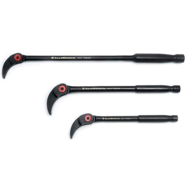 GearWrench 82301D 3 Pc. Indexing Pry Bar Set 8'', 10'' & 16''
