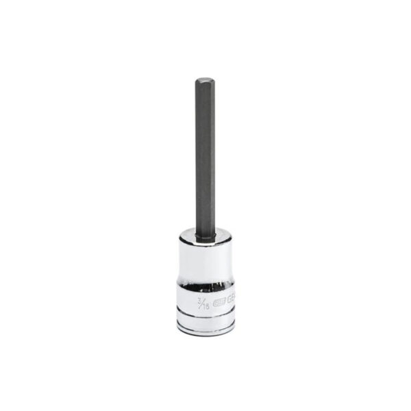 GearWrench 82524 3/8'' Drive Mid Length Hex Bit SAE Socket 3/16''