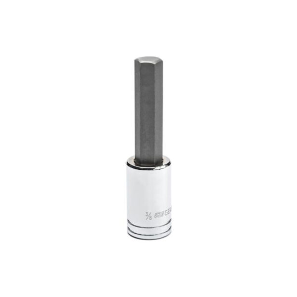 GearWrench 82528 3/8'' Drive Mid Length Hex Bit SAE Socket 3/8''