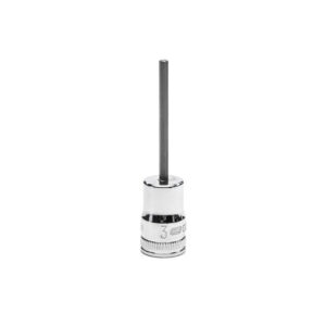 GearWrench 82538 3/8'' Drive Mid Length Hex Bit Metric Socket 3mm