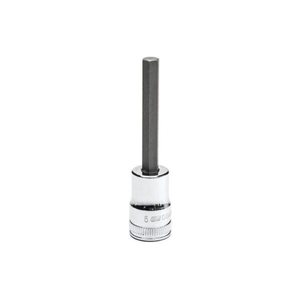 GearWrench 82541 3/8'' Drive Mid Length Hex Bit Metric Socket 6mm