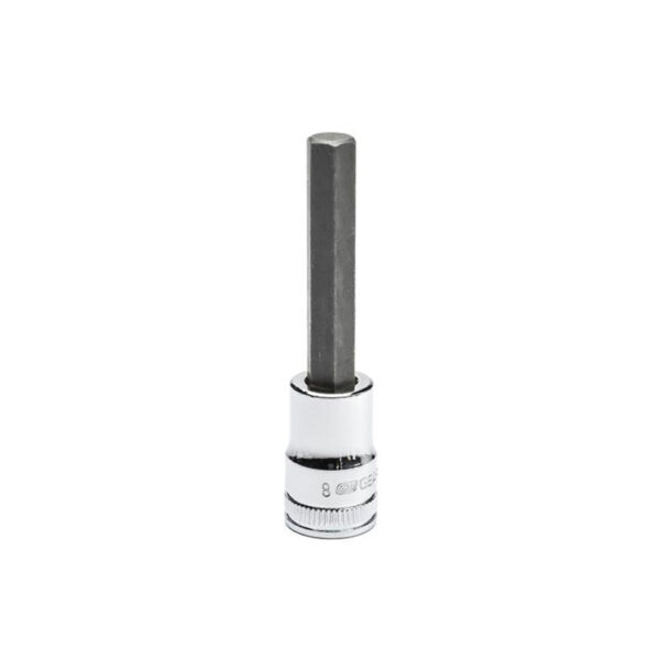 GearWrench 82543 3/8'' Drive Mid Length Hex Bit Metric Socket 8mm