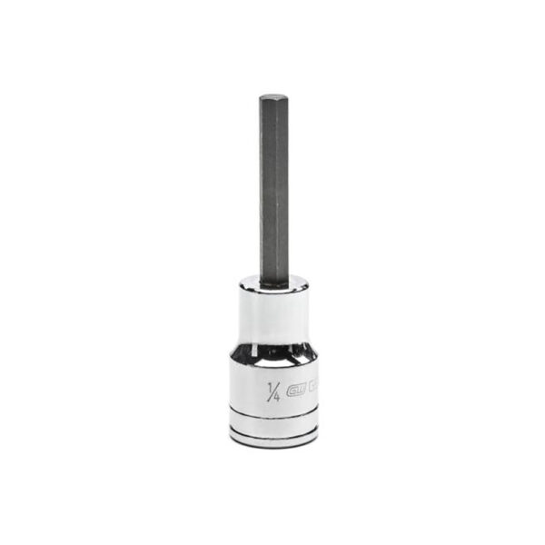 GearWrench 82555 1/2'' Drive Mid Length Hex Bit SAE Socket 1/4''
