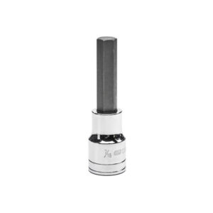 GearWrench 82558 1/2'' Drive Mid Length Hex Bit SAE Socket 7/16''