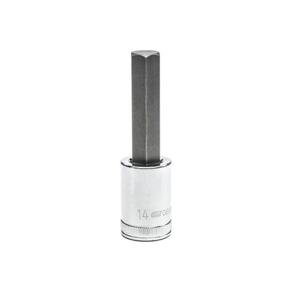 GearWrench 82575 1/2'' Drive Mid Length Hex Bit Metric Socket 14mm