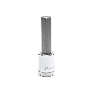 GearWrench 82576 1/2'' Drive Mid Length Hex Bit Metric Socket 17mm