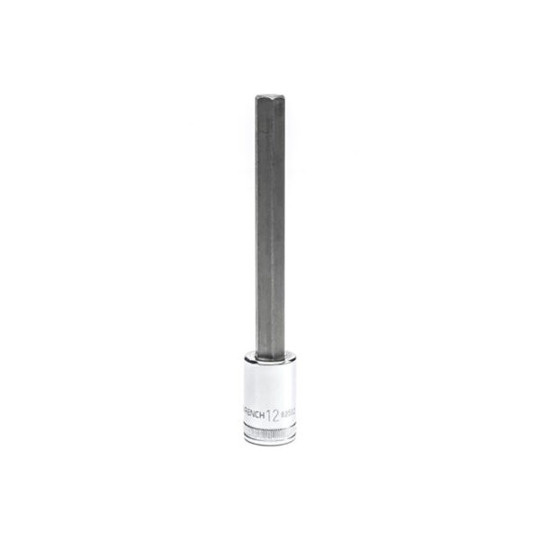 GearWrench 82582 1/2'' Drive Long Length Hex Bit Metric Socket 12mm