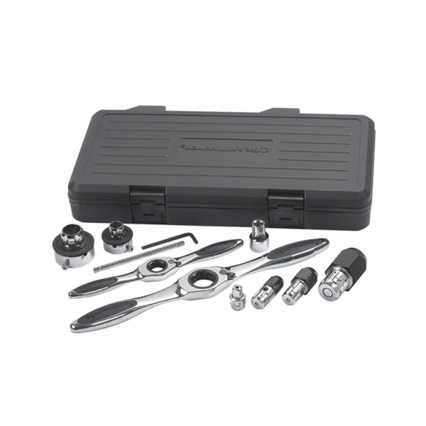 GearWrench 82807 11 Pc. Ratcheting Tap and Die Accessory Set