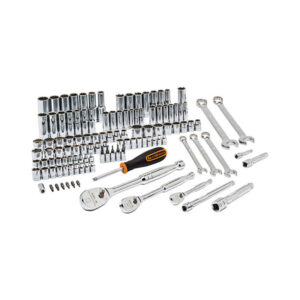 GearWrench 83001D 1/4'', 3/8'' & 1/2'' Drive 6 & 12 Point Standard & Deep SAE/Metric Mechanics 118PC Tool Set