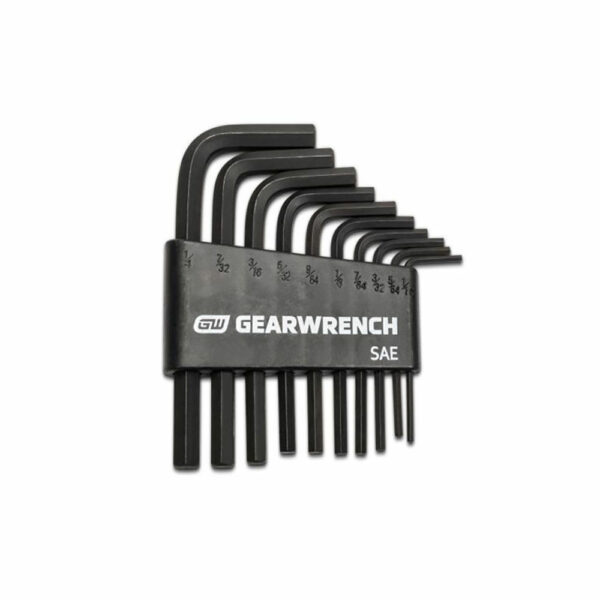 GearWrench 83500 Short Arm Hex Key 10PC Set SAE