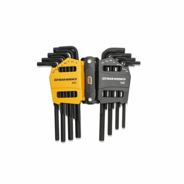 GearWrench 83504 Long Arm Hex Key 26PC Set SAE/Metric