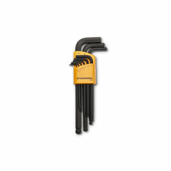 GearWrench 83521 Ball Point Long Arm Hex KE 9PC Set