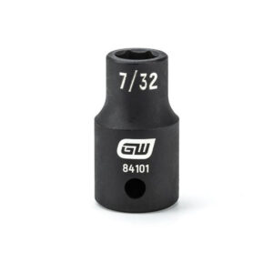 GearWrench 84101 1/4'' Drive 6 Point Standard Impact SAE Socket 7/32''