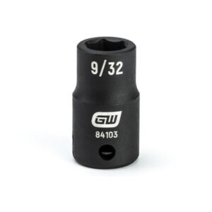 GearWrench 84103 1/4'' Drive 6 Point Standard Impact SAE Socket 9/32''