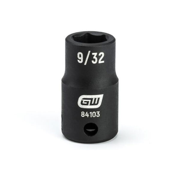 GearWrench 84103 1/4'' Drive 6 Point Standard Impact SAE Socket 9/32''