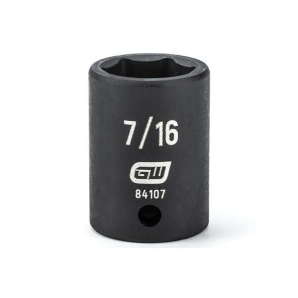 GearWrench 84107 1/4'' Drive 6 Point Standard Impact SAE Socket 7/16''