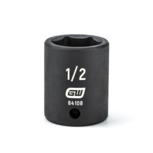GearWrench 84108 1/4'' Drive 6 Point Standard Impact SAE Socket 1/2''