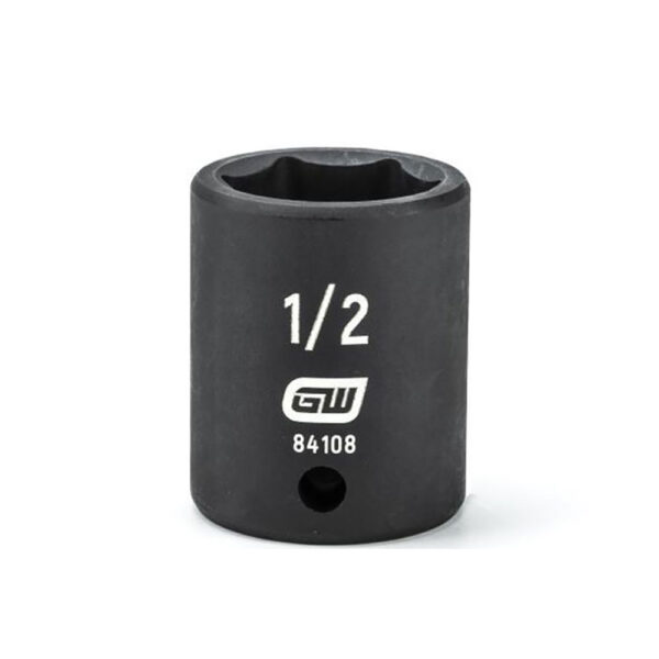GearWrench 84108 1/4'' Drive 6 Point Standard Impact SAE Socket 1/2''