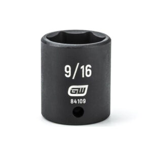 GearWrench 84109 1/4'' Drive 6 Point Standard Impact SAE Socket 9/16''