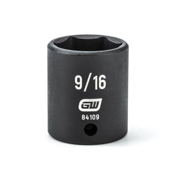 GearWrench 84109 1/4'' Drive 6 Point Standard Impact SAE Socket 9/16''
