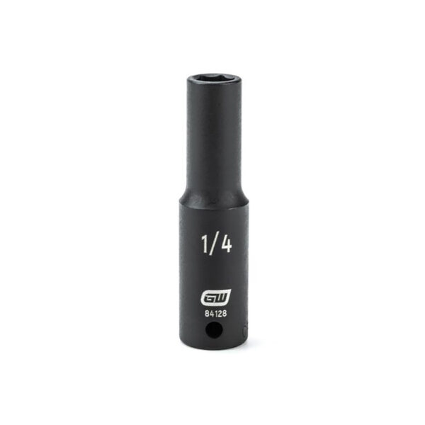 GearWrench 84128 1/4'' Drive 6 Point Deep Impact SAE Socket 1/4''