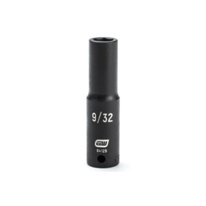 GearWrench 84129 1/4'' Drive 6 Point Deep Impact SAE Socket 9/32''
