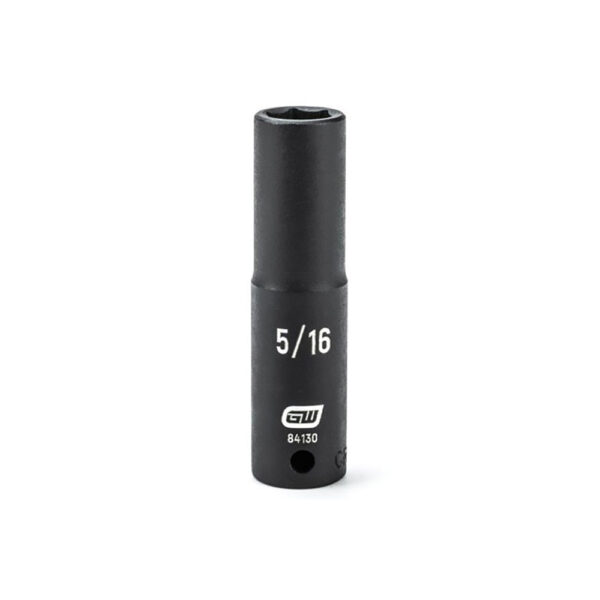 GearWrench 84130 1/4'' Drive 6 Point Deep Impact SAE Socket 5/16''